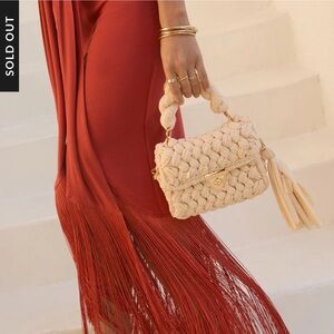 Resort Only Braided Top Handle Bag